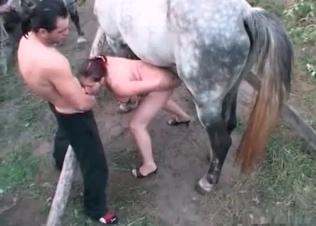 Farm bestiality with a big-breasted zoophile