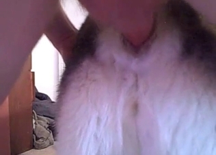 Butt-fucking action of a lusty husky