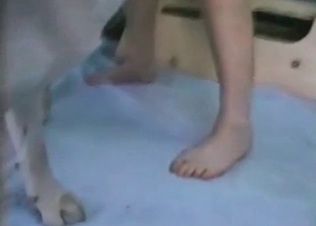 Amazing bestiality oral creampie